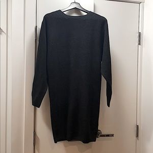 Black sweater dress